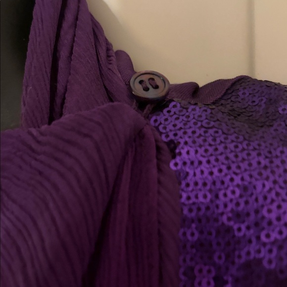 Rachel Roy Signature Purple sequin jacket - Picture 7 of 7